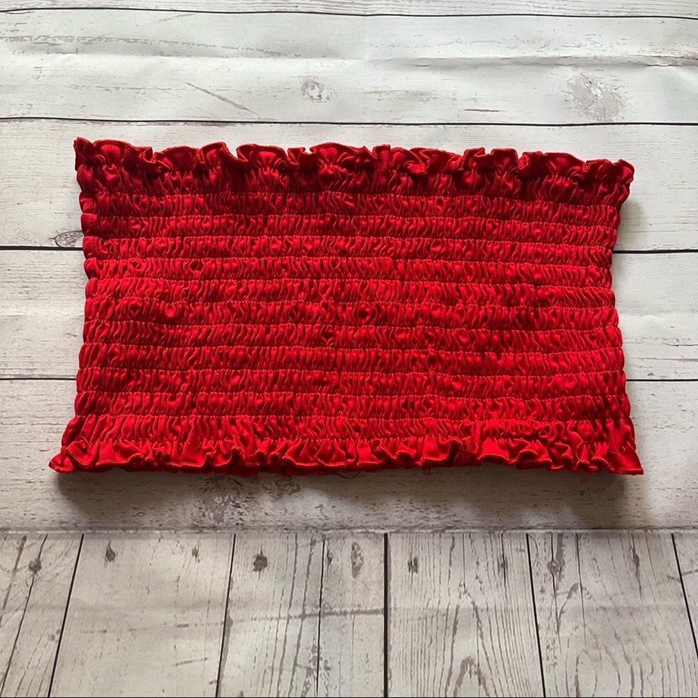 Streetwear Society Red Tube Top Size L